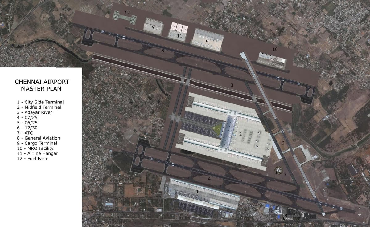 harta e Chennai aeroport