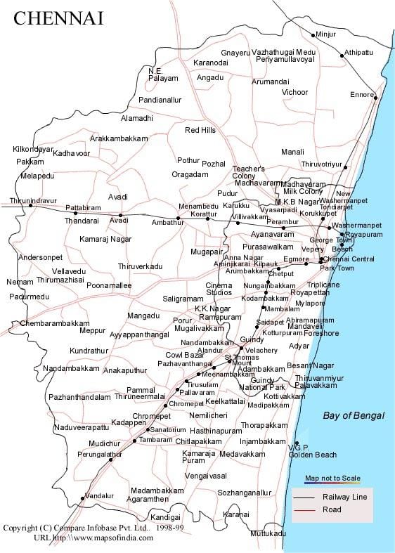 Chennai harta me drejtime
