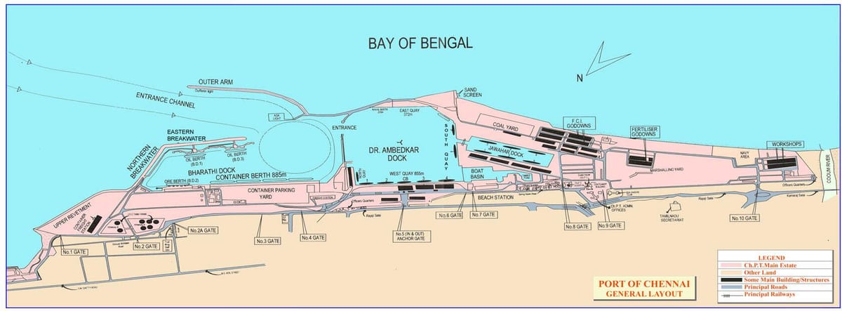 harta e Chennai port