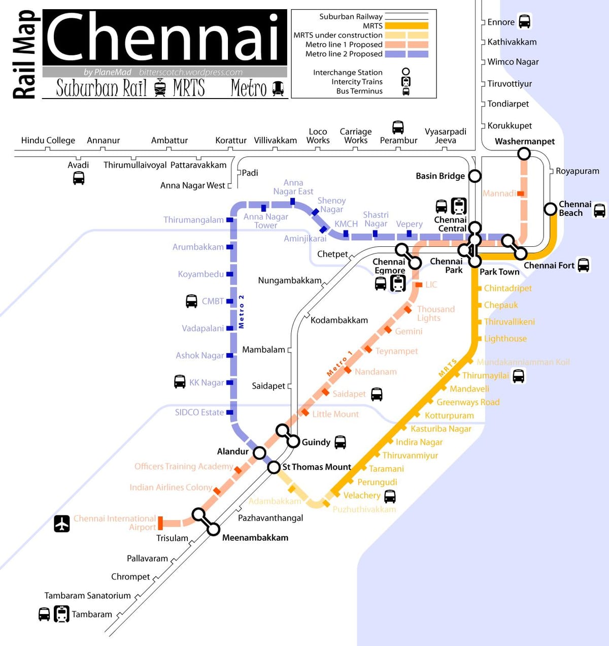 metro hartë Chennai
