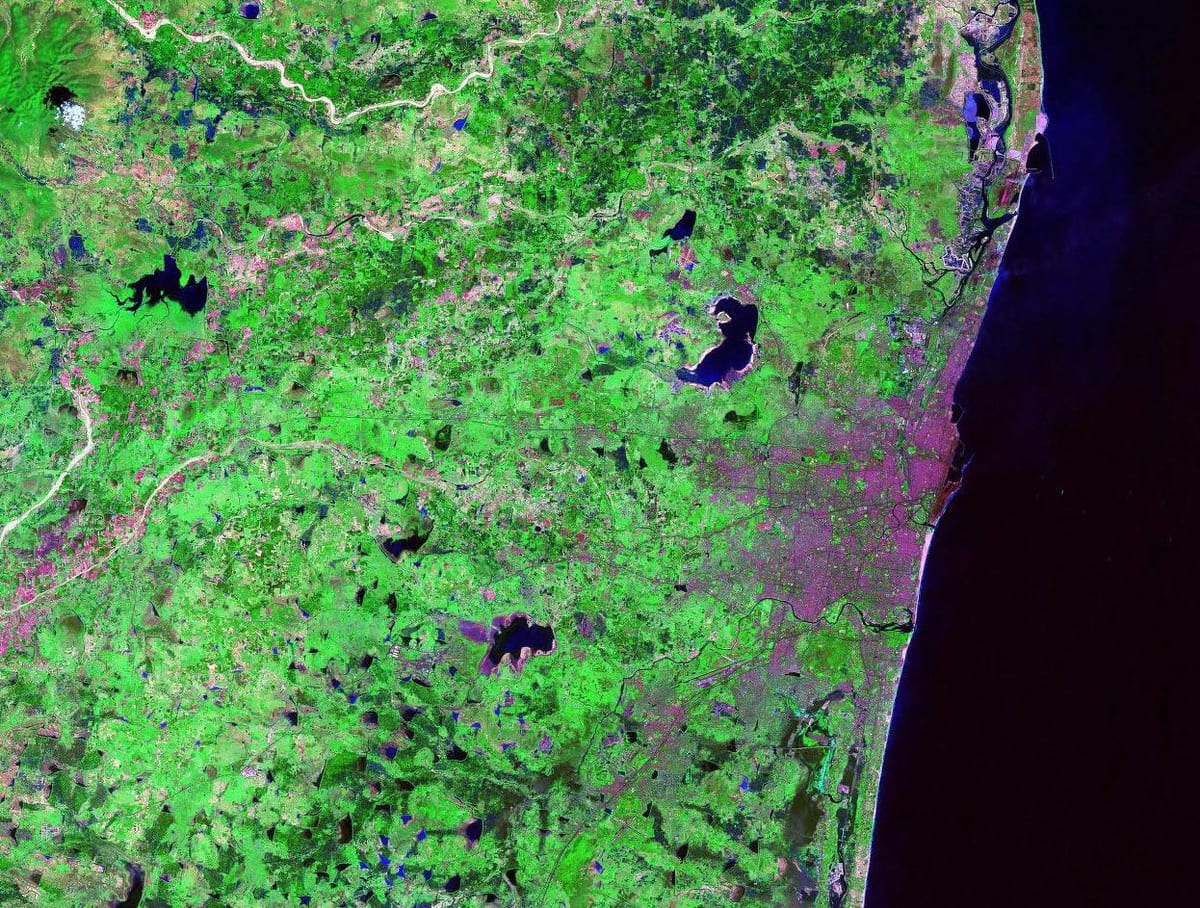 satellite harta e Chennai